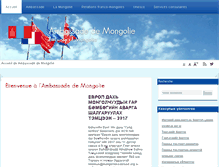 Tablet Screenshot of ambassademongolie.fr